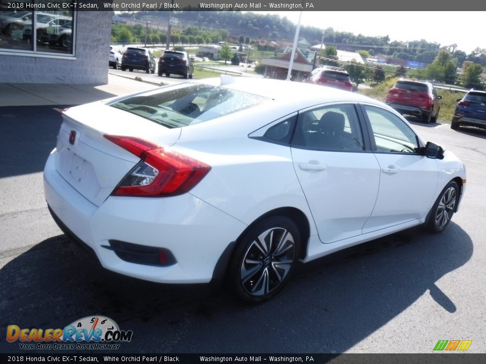 2018 Honda Civic EX-T Sedan White Orchid Pearl / Black Photo #10