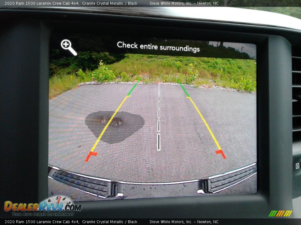 2020 Ram 1500 Laramie Crew Cab 4x4 Granite Crystal Metallic / Black Photo #24