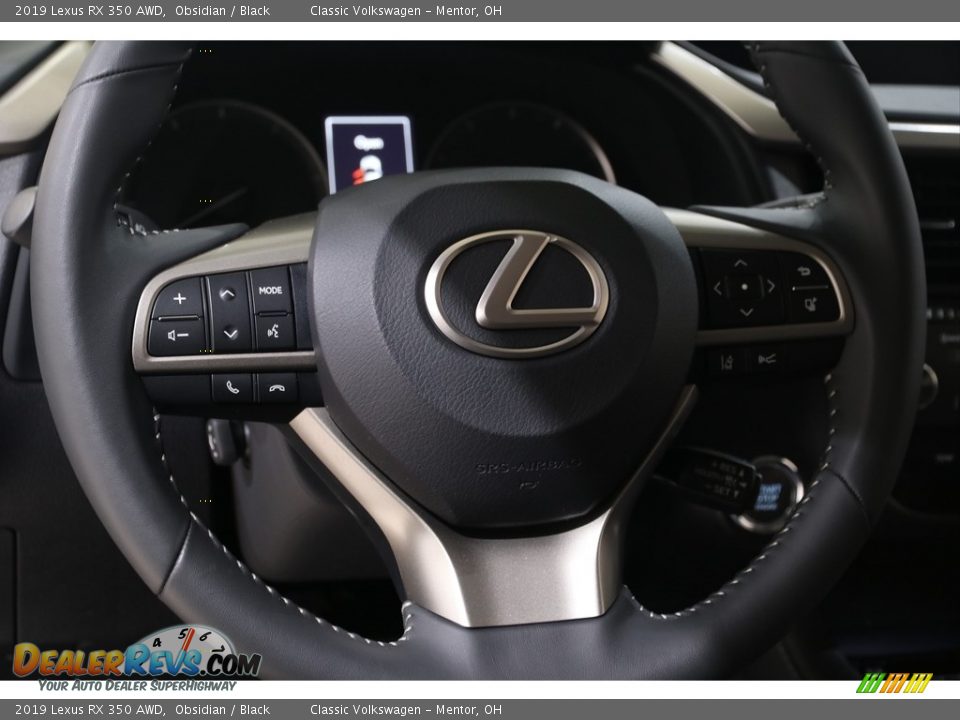 2019 Lexus RX 350 AWD Obsidian / Black Photo #6