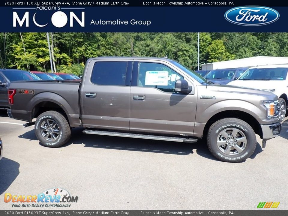 2020 Ford F150 XLT SuperCrew 4x4 Stone Gray / Medium Earth Gray Photo #1