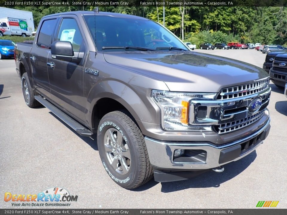 2020 Ford F150 XLT SuperCrew 4x4 Stone Gray / Medium Earth Gray Photo #3