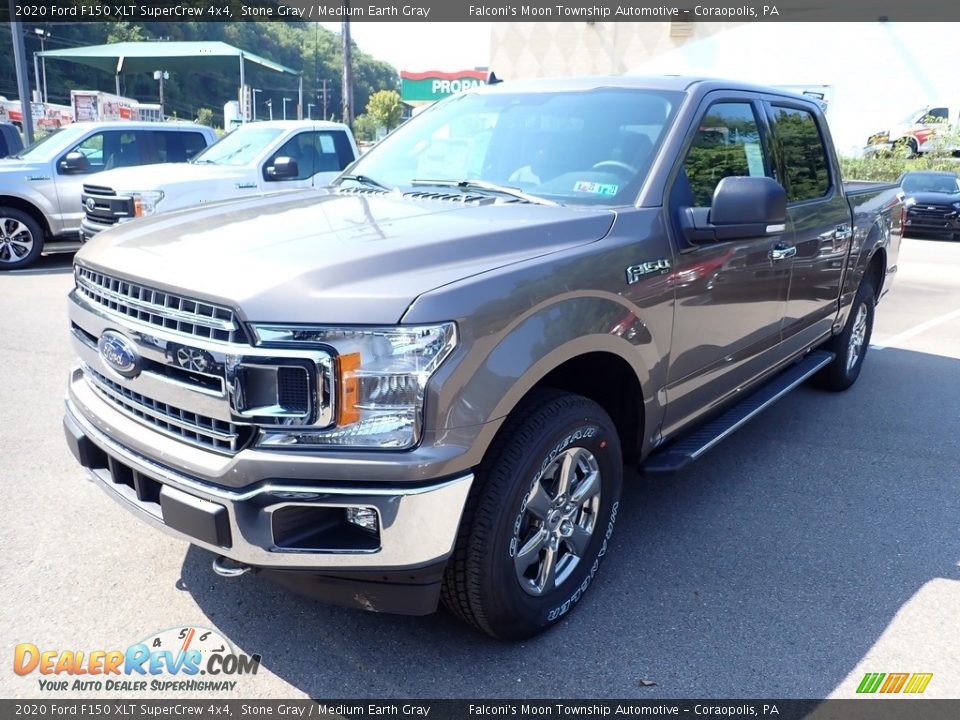 2020 Ford F150 XLT SuperCrew 4x4 Stone Gray / Medium Earth Gray Photo #4