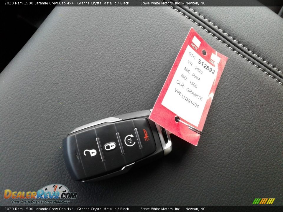 2020 Ram 1500 Laramie Crew Cab 4x4 Granite Crystal Metallic / Black Photo #29