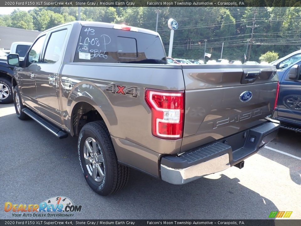 2020 Ford F150 XLT SuperCrew 4x4 Stone Gray / Medium Earth Gray Photo #5