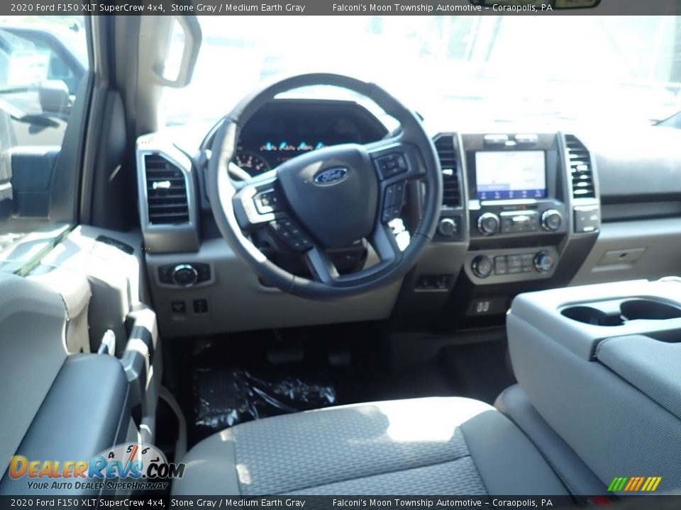 2020 Ford F150 XLT SuperCrew 4x4 Stone Gray / Medium Earth Gray Photo #8