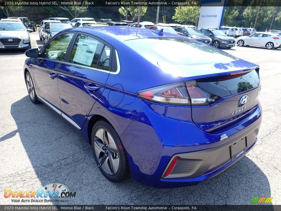 2020 Hyundai Ioniq Hybrid SEL Intense Blue / Black Photo #6