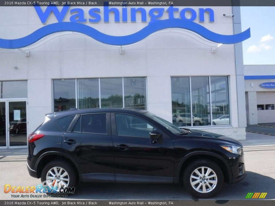2016 Mazda CX-5 Touring AWD Jet Black Mica / Black Photo #2