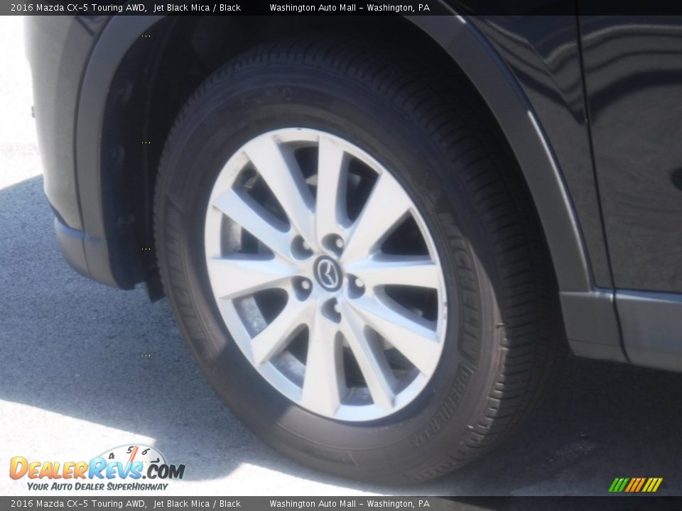 2016 Mazda CX-5 Touring AWD Jet Black Mica / Black Photo #7