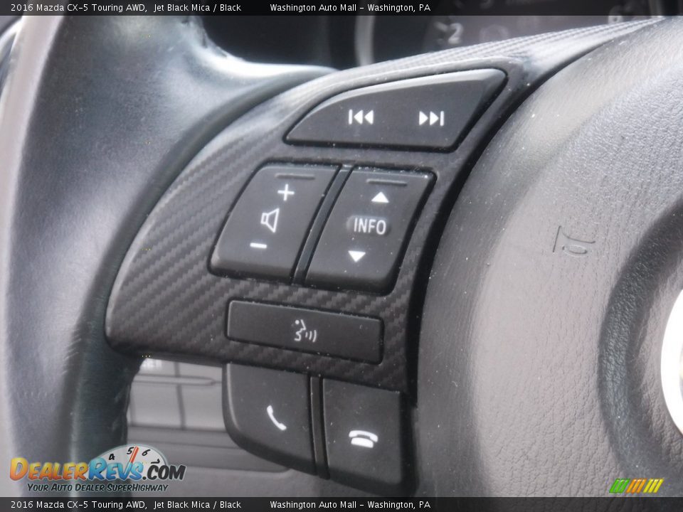 2016 Mazda CX-5 Touring AWD Jet Black Mica / Black Photo #20