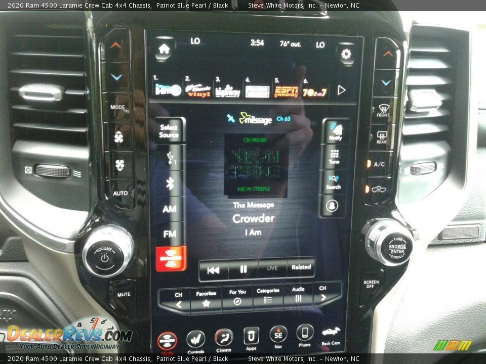 2020 Ram 4500 Laramie Crew Cab 4x4 Chassis Patriot Blue Pearl / Black Photo #23