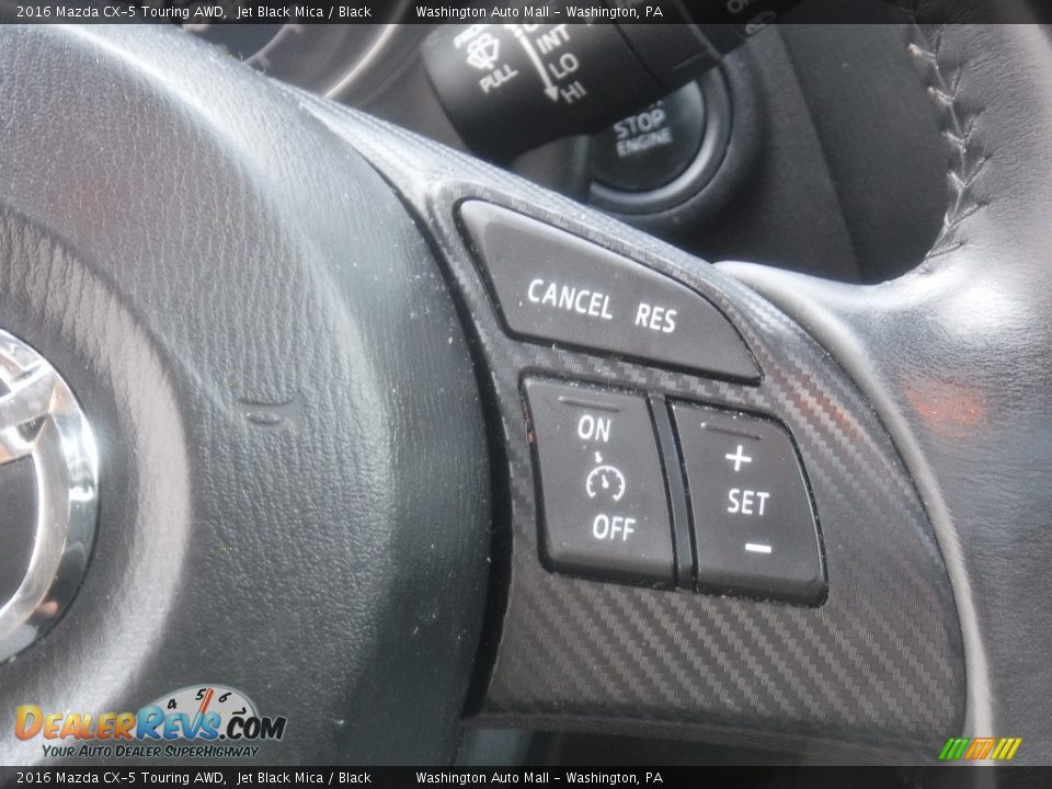 2016 Mazda CX-5 Touring AWD Jet Black Mica / Black Photo #21