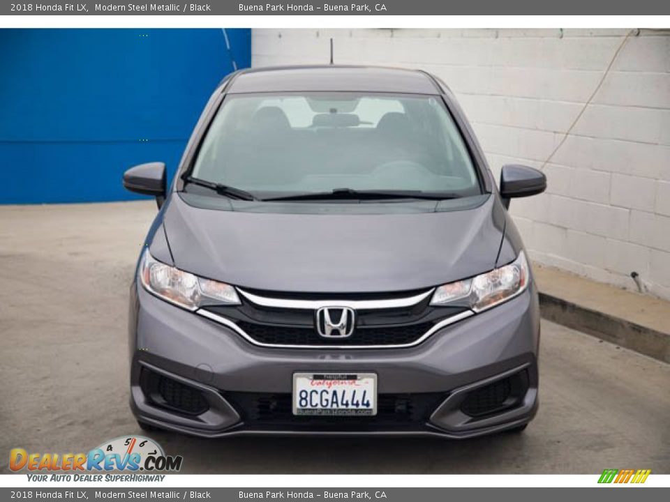 2018 Honda Fit LX Modern Steel Metallic / Black Photo #7