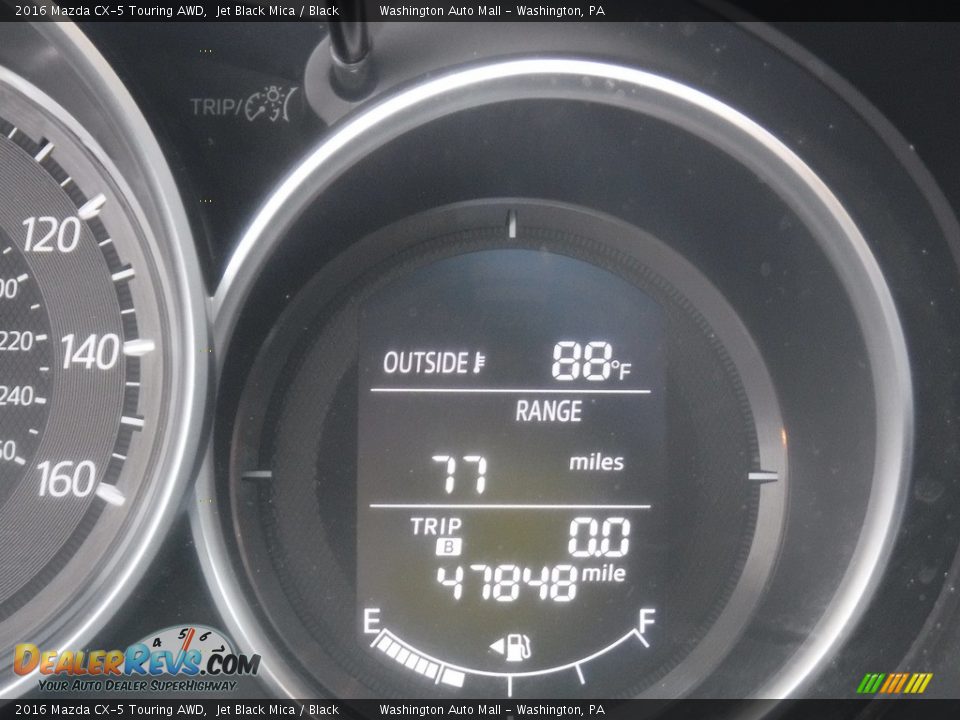 2016 Mazda CX-5 Touring AWD Jet Black Mica / Black Photo #28