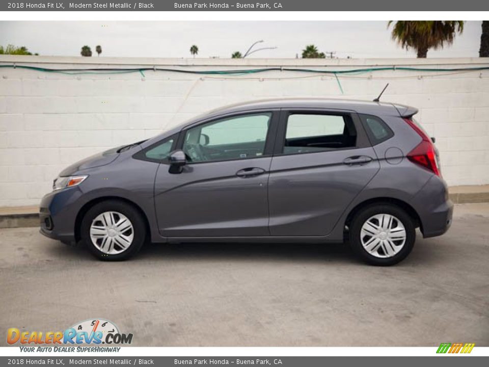 2018 Honda Fit LX Modern Steel Metallic / Black Photo #10