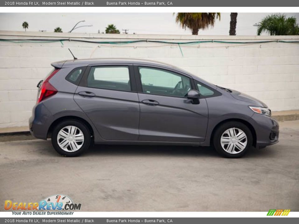 2018 Honda Fit LX Modern Steel Metallic / Black Photo #12