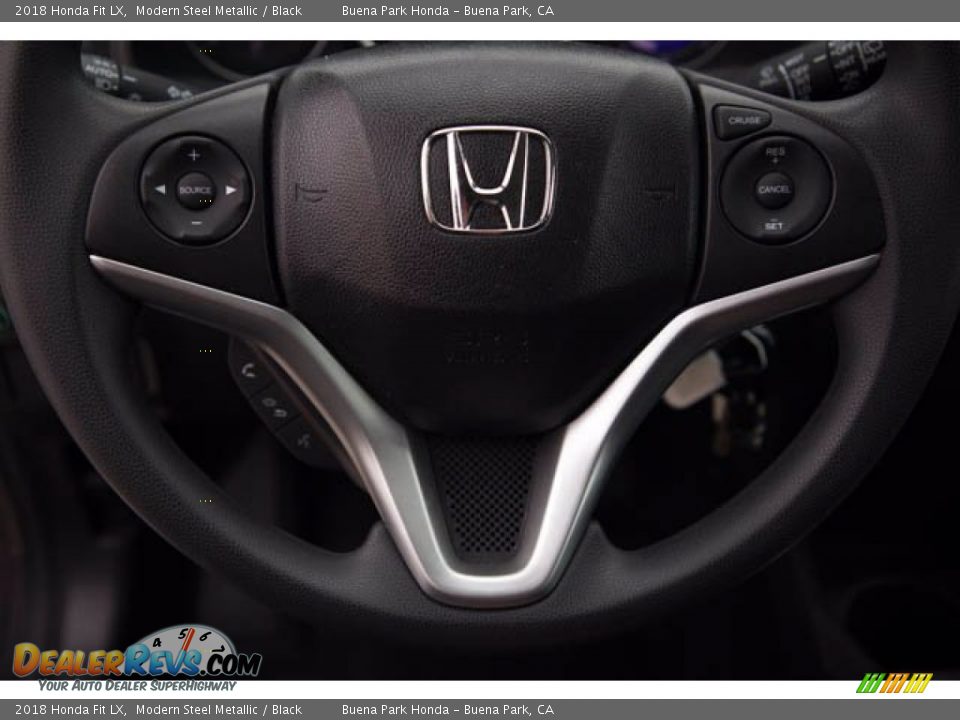 2018 Honda Fit LX Modern Steel Metallic / Black Photo #13