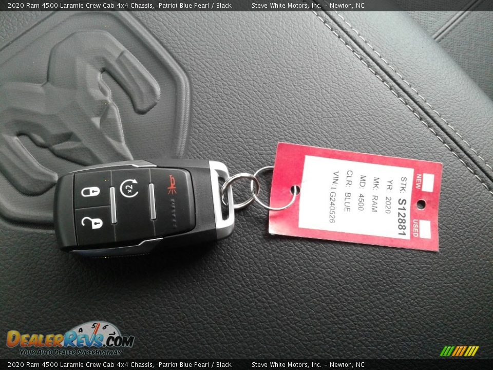 2020 Ram 4500 Laramie Crew Cab 4x4 Chassis Patriot Blue Pearl / Black Photo #34