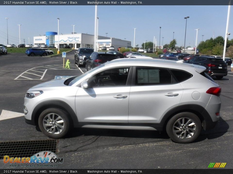 2017 Hyundai Tucson SE AWD Molten Silver / Black Photo #5