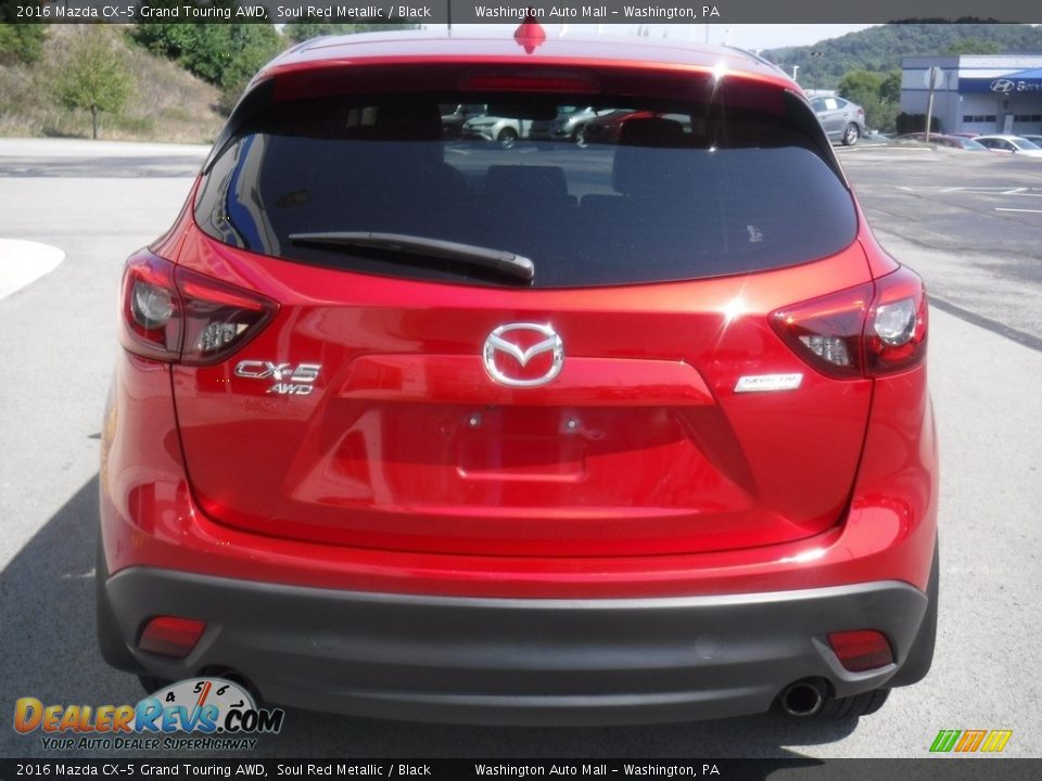 2016 Mazda CX-5 Grand Touring AWD Soul Red Metallic / Black Photo #7