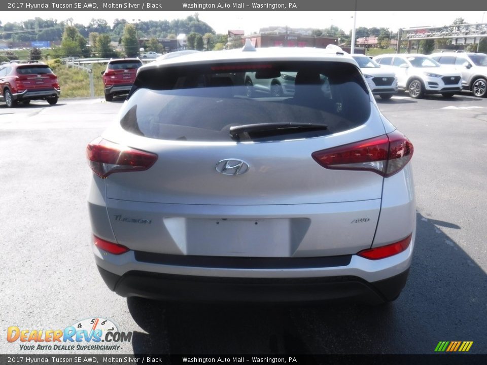 2017 Hyundai Tucson SE AWD Molten Silver / Black Photo #7