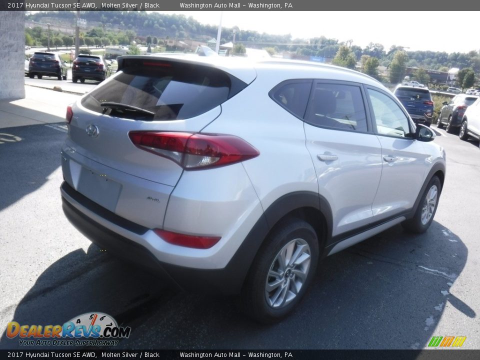 2017 Hyundai Tucson SE AWD Molten Silver / Black Photo #8