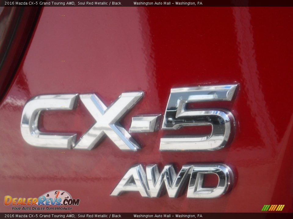2016 Mazda CX-5 Grand Touring AWD Soul Red Metallic / Black Photo #10