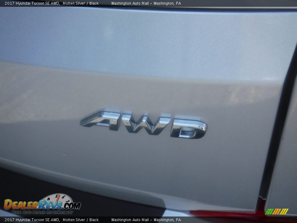 2017 Hyundai Tucson SE AWD Molten Silver / Black Photo #9