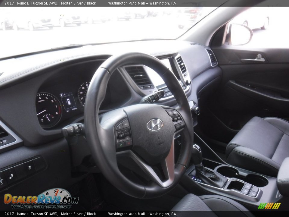 2017 Hyundai Tucson SE AWD Molten Silver / Black Photo #12