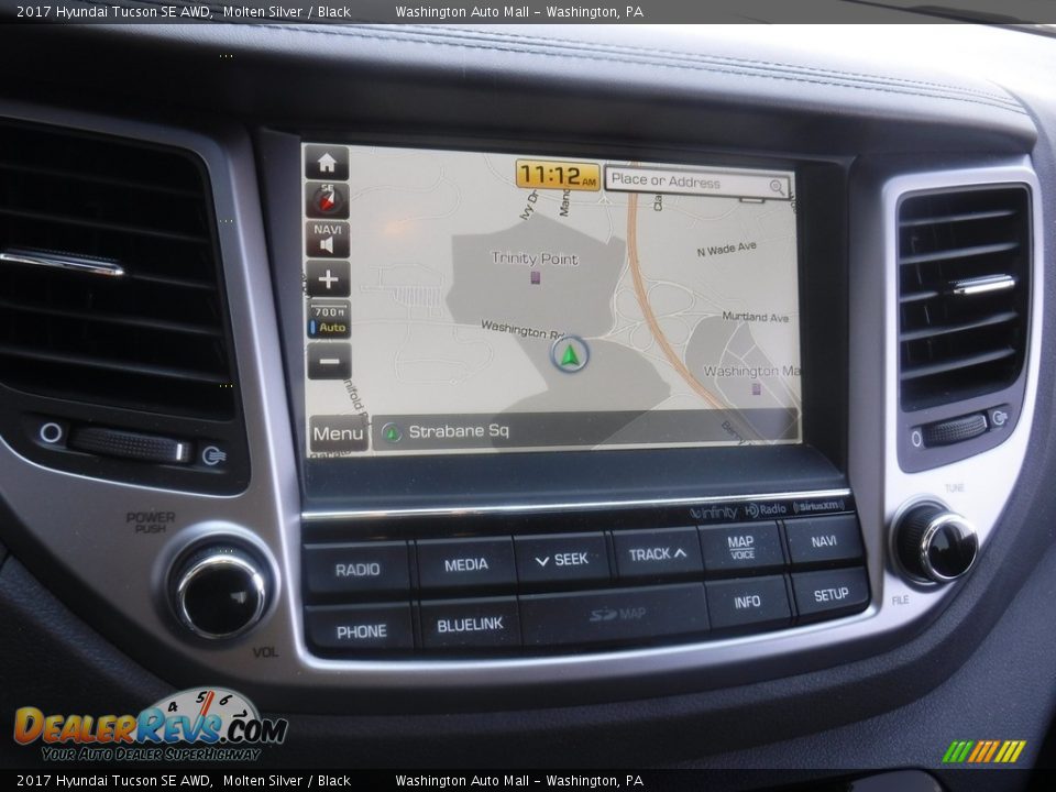 2017 Hyundai Tucson SE AWD Molten Silver / Black Photo #16