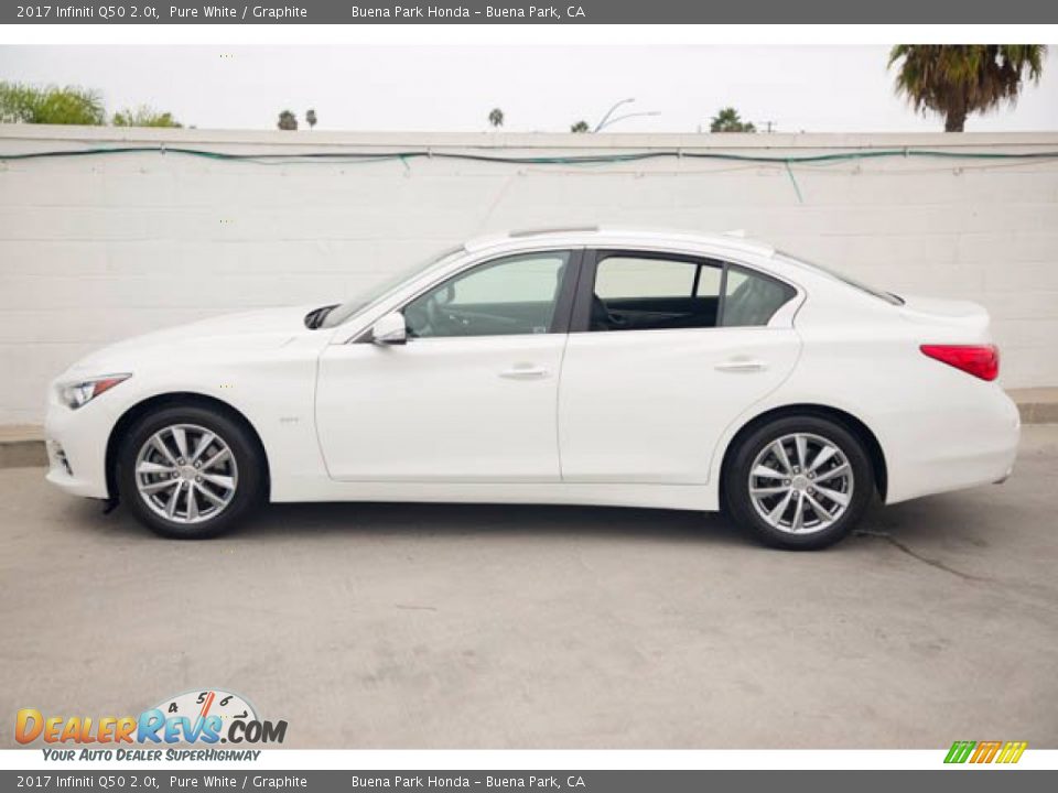 Pure White 2017 Infiniti Q50 2.0t Photo #8