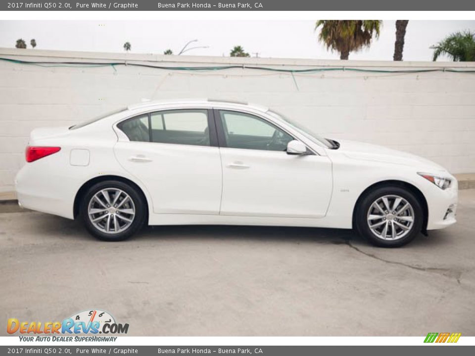 Pure White 2017 Infiniti Q50 2.0t Photo #12