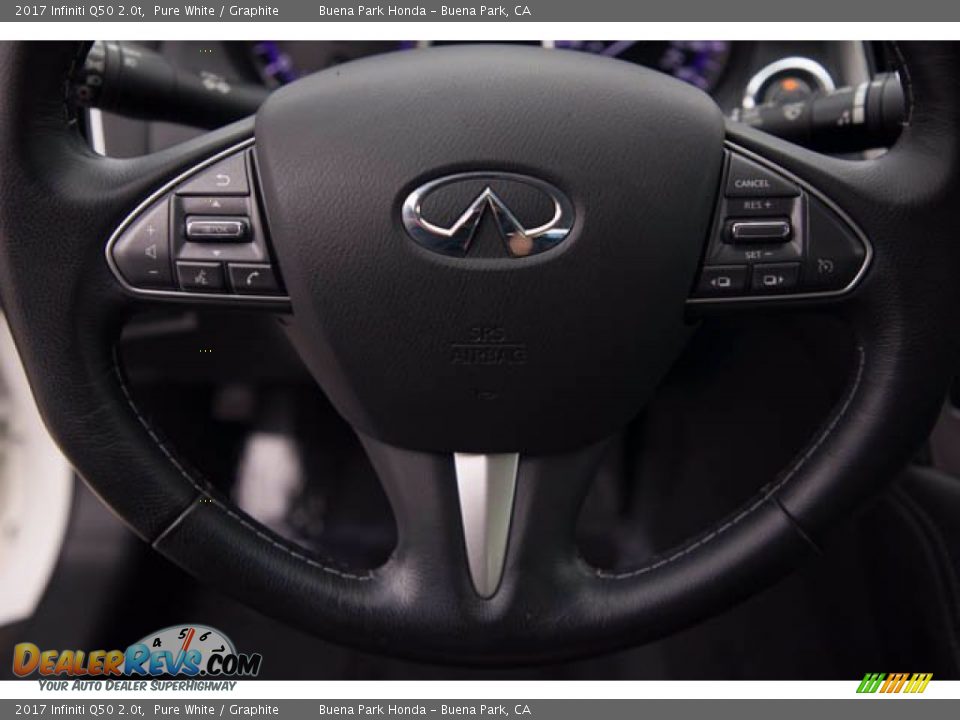 2017 Infiniti Q50 2.0t Steering Wheel Photo #13