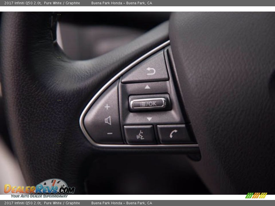 2017 Infiniti Q50 2.0t Steering Wheel Photo #14