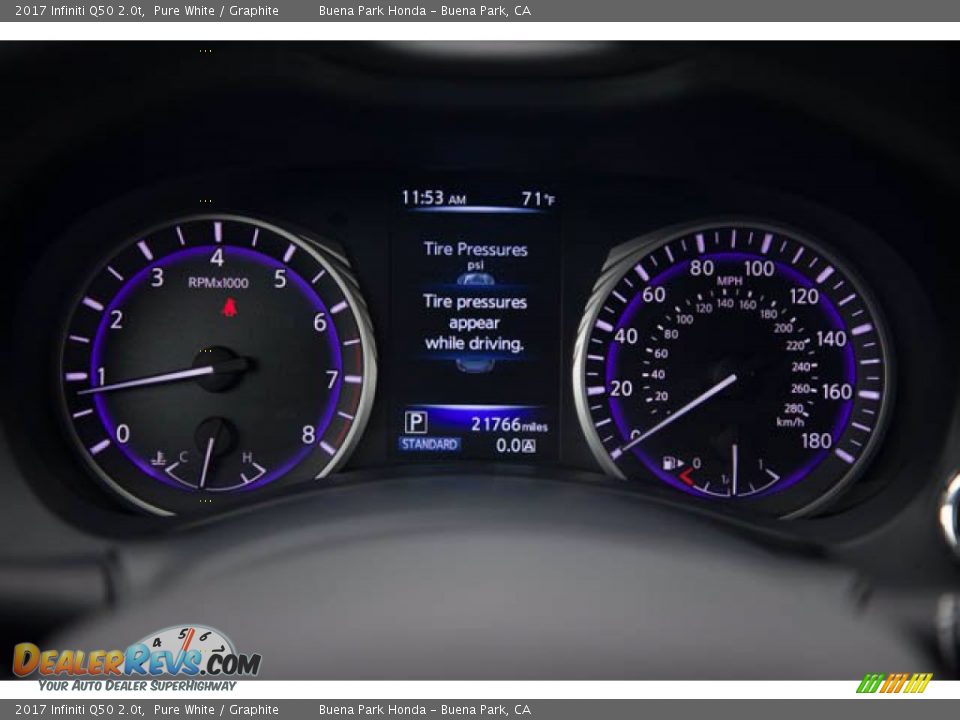 2017 Infiniti Q50 2.0t Gauges Photo #28