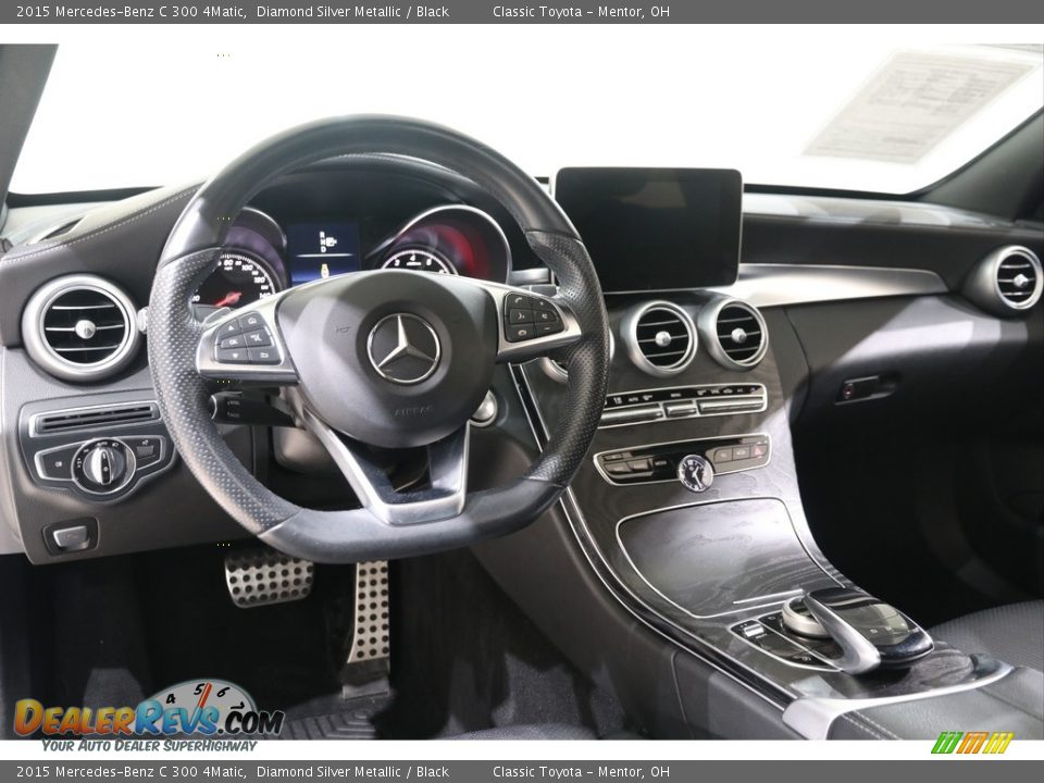2015 Mercedes-Benz C 300 4Matic Steering Wheel Photo #6