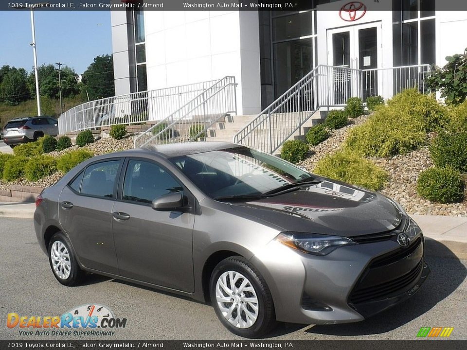 2019 Toyota Corolla LE Falcon Gray metallic / Almond Photo #1