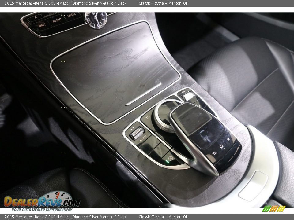 2015 Mercedes-Benz C 300 4Matic Diamond Silver Metallic / Black Photo #12