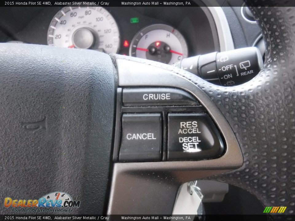 2015 Honda Pilot SE 4WD Steering Wheel Photo #20