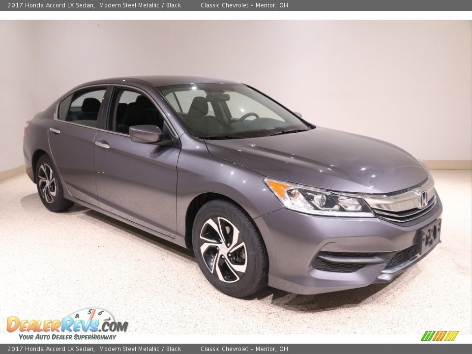 2017 Honda Accord LX Sedan Modern Steel Metallic / Black Photo #1