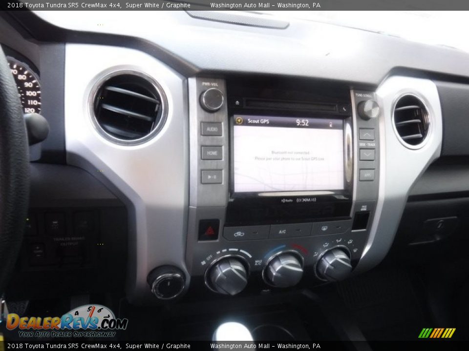 2018 Toyota Tundra SR5 CrewMax 4x4 Super White / Graphite Photo #3