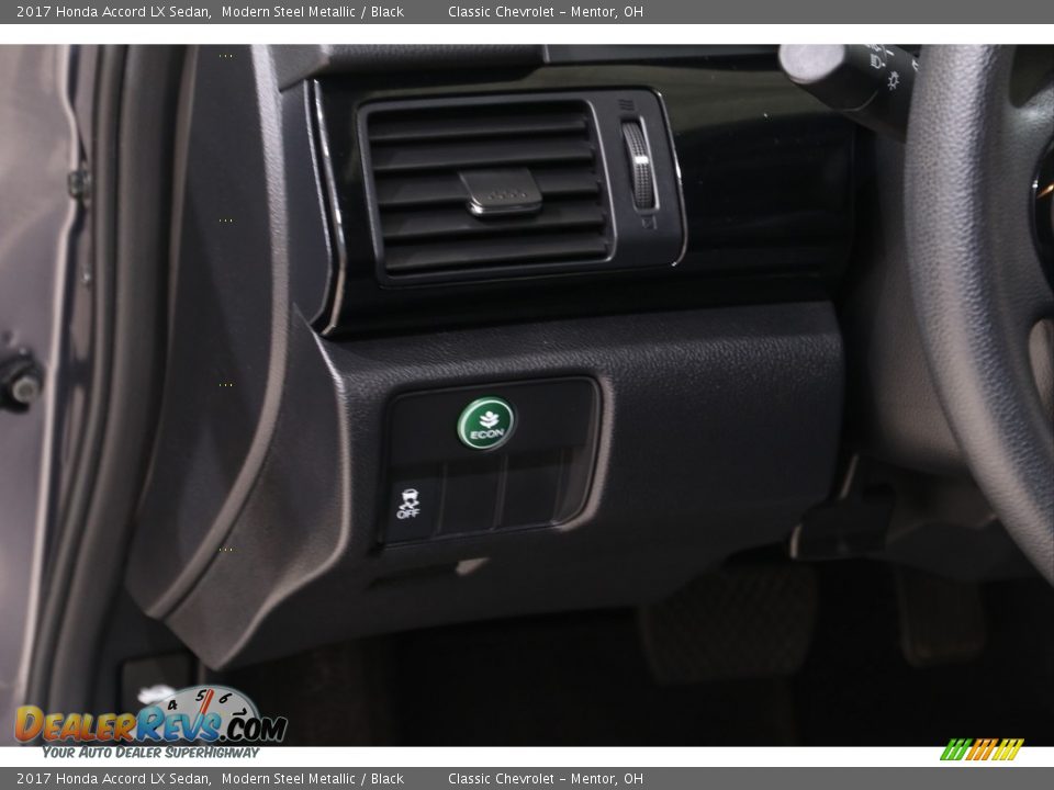 2017 Honda Accord LX Sedan Modern Steel Metallic / Black Photo #5