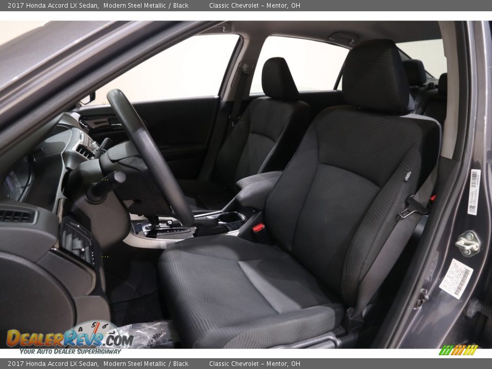2017 Honda Accord LX Sedan Modern Steel Metallic / Black Photo #6