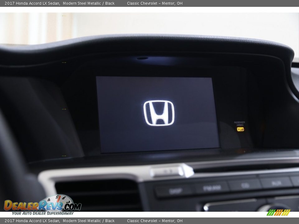 2017 Honda Accord LX Sedan Modern Steel Metallic / Black Photo #10