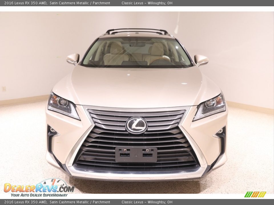 2016 Lexus RX 350 AWD Satin Cashmere Metallic / Parchment Photo #2