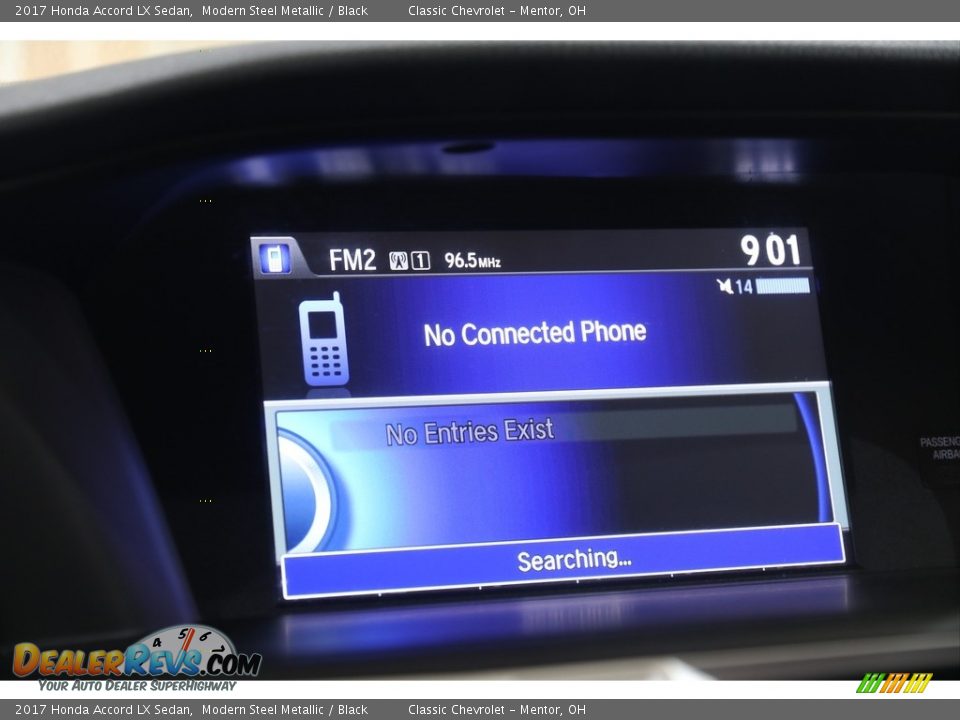 2017 Honda Accord LX Sedan Modern Steel Metallic / Black Photo #12