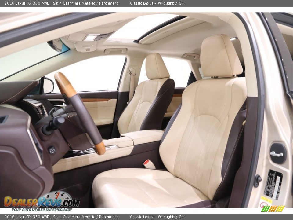 Parchment Interior - 2016 Lexus RX 350 AWD Photo #5