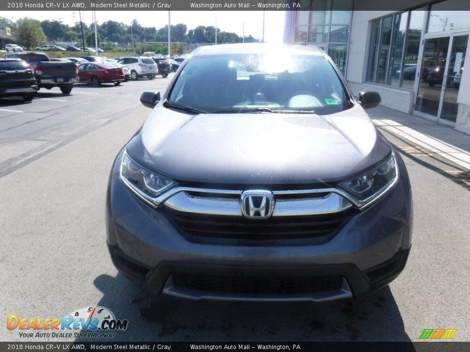 2018 Honda CR-V LX AWD Modern Steel Metallic / Gray Photo #4