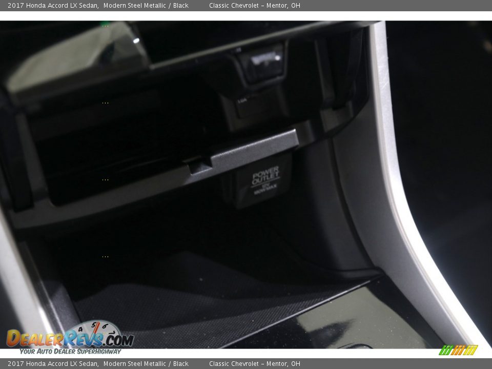 2017 Honda Accord LX Sedan Modern Steel Metallic / Black Photo #16