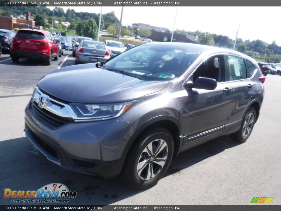 2018 Honda CR-V LX AWD Modern Steel Metallic / Gray Photo #5