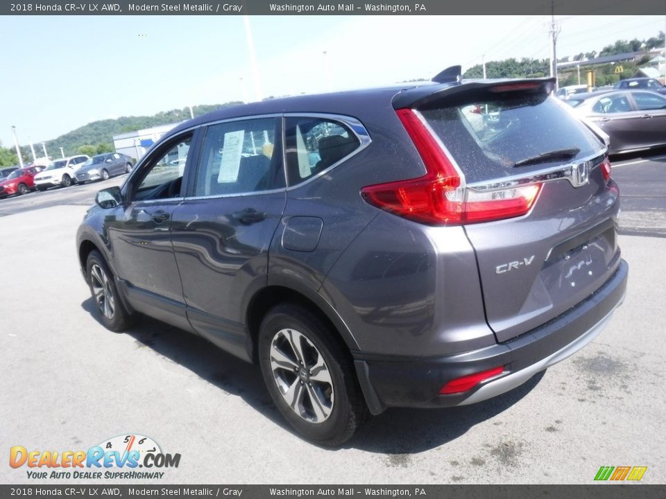 2018 Honda CR-V LX AWD Modern Steel Metallic / Gray Photo #7